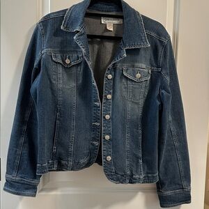 Live a Little Dark Blue Denim Jacket